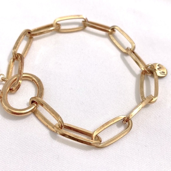 MAISON IREM 18K Vermeil Freshwater Cultured Pearl Chunky Smiley Bracelet - Picture 11 of 17